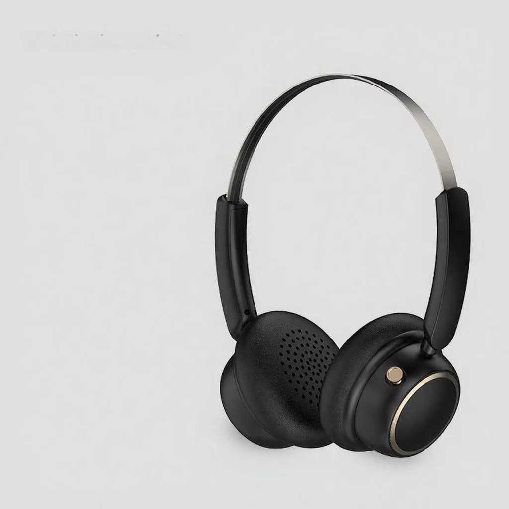 Retro bezprzewodowe słuchawki Bluetooth z metalowym pałąkiem i długim czasem pracy