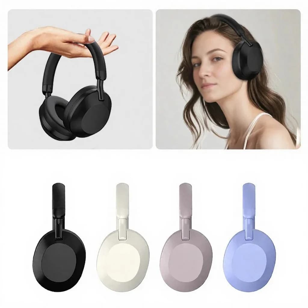 Bezprzewodowe słuchawki nauszne z ANC Bluetooth 5.4