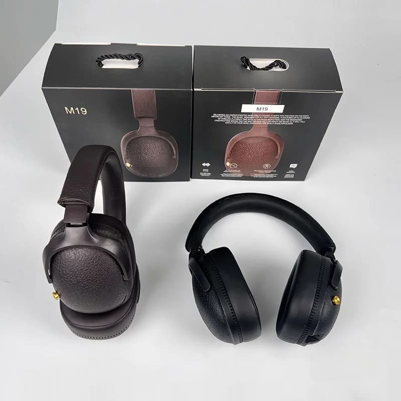 Retro słuchawki nauszne Bluetooth bezprzewodowy zestaw stereo z mikrofonem