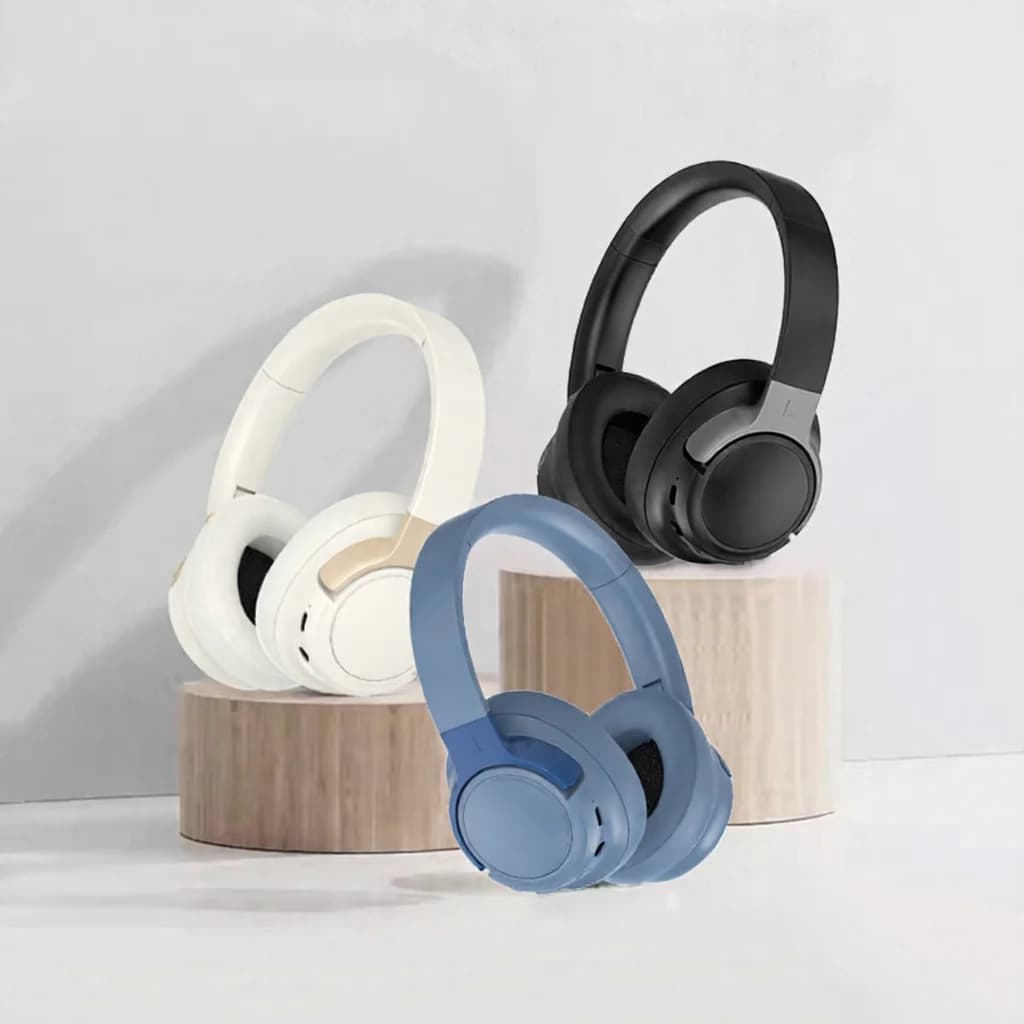 Bezprzewodowe słuchawki nauszne Bluetooth z aktywną redukcją szumów