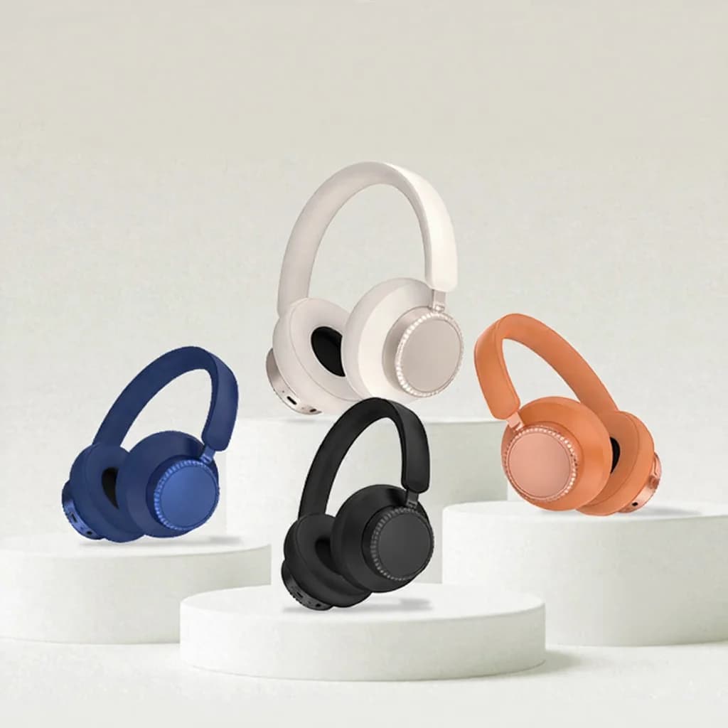 Bezprzewodowe słuchawki Bluetooth z ANC i mikrofonem