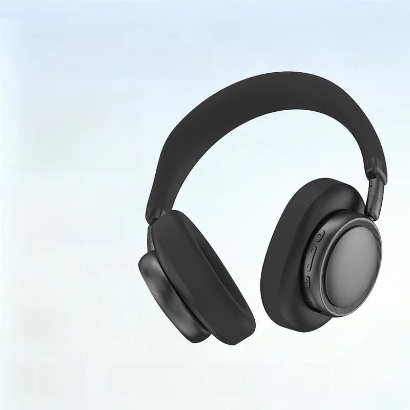 Bezprzewodowe słuchawki nauszne Bluetooth z głębokim basem i ładowaniem Type-C