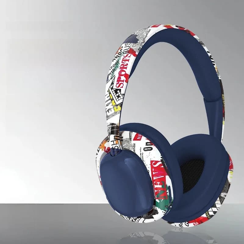 Słuchawki nauszne Bluetooth z głębokim basem i łącznością bezprzewodową