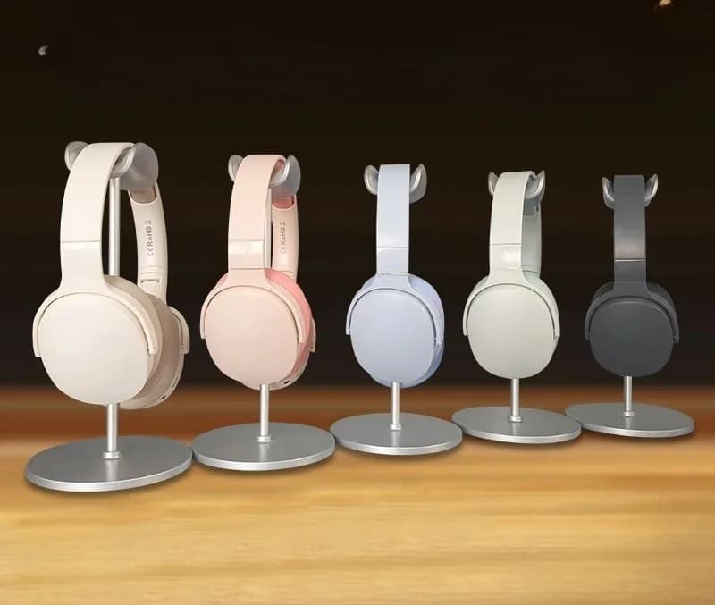 Bezprzewodowe słuchawki nauszne Bluetooth z radiem FM i slotem na kartę TF