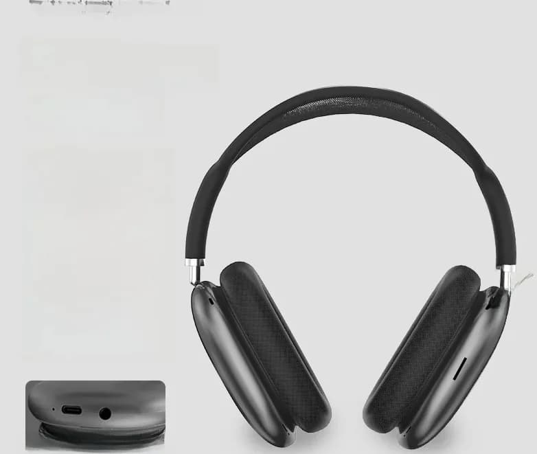 Słuchawki nauszne Bluetooth 5.4 z pokrętłem i radiem FM