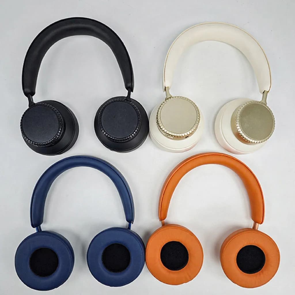 Bezprzewodowe słuchawki nauszne Bluetooth z ANC i etui