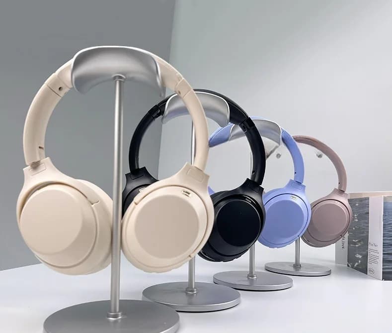 Bezprzewodowe słuchawki Bluetooth nauszne z aktywną redukcją szumów