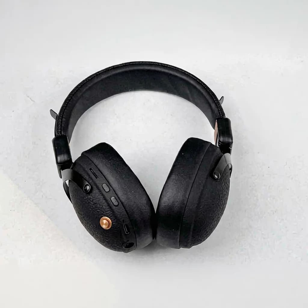 Retro bezprzewodowe słuchawki nauszne z Bluetooth 5.4 i długim czasem pracy