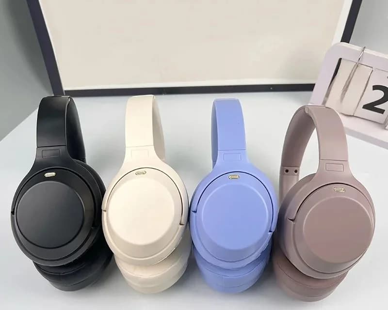 Bezprzewodowe słuchawki Bluetooth nauszne z aktywną redukcją szumów