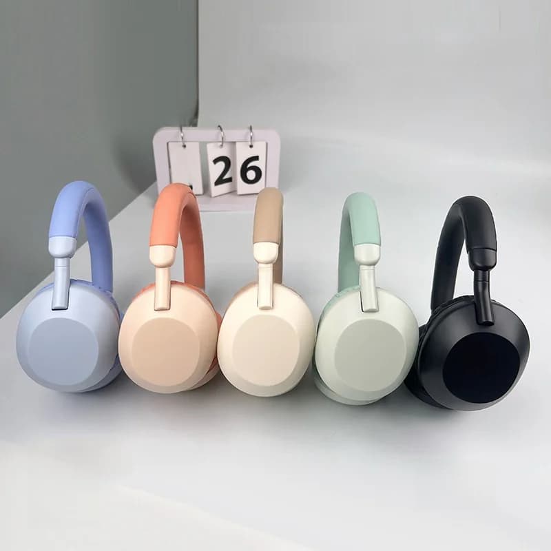 Bezprzewodowe słuchawki nauszne Bluetooth z głębokim basem i mikrofonem