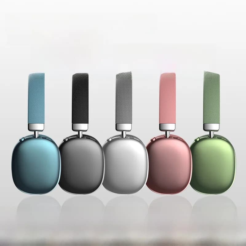 Bezprzewodowe słuchawki nauszne Bluetooth z gniazdem karty TF i ładowaniem Type-C