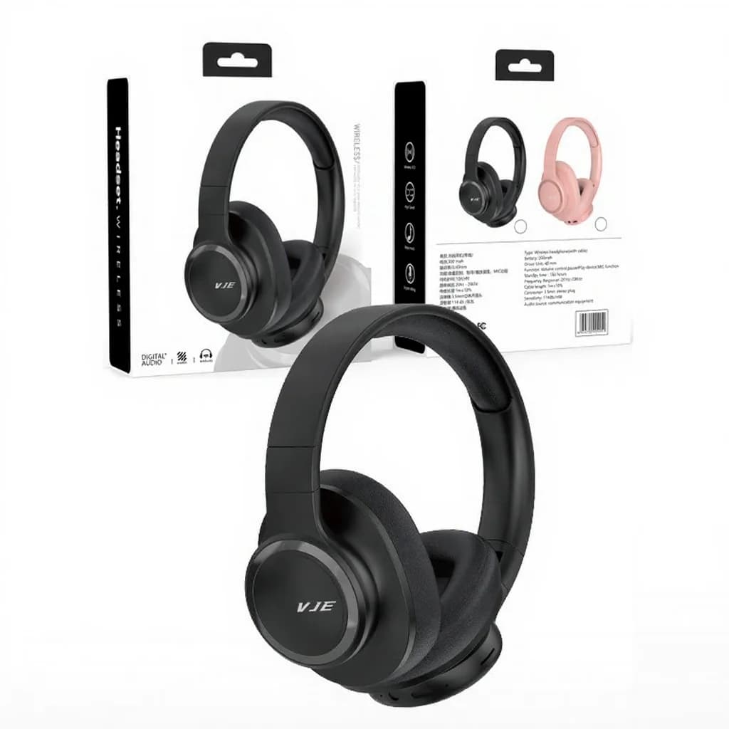 Bezprzewodowe słuchawki nauszne z długim czasem pracy i Bluetooth 5.4