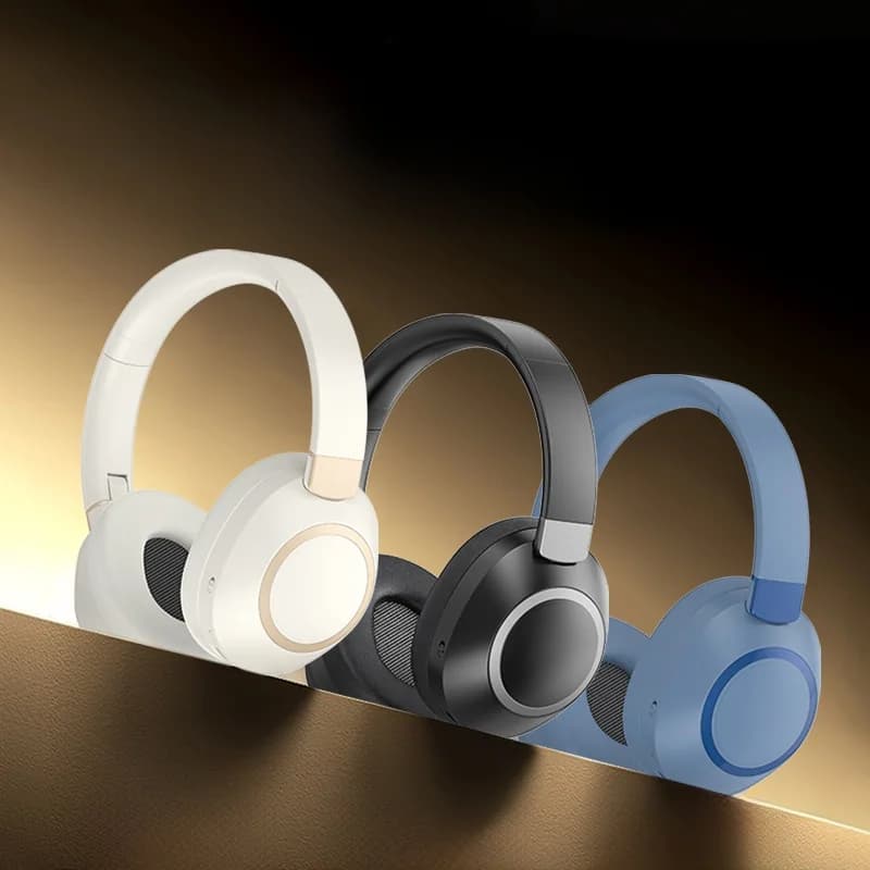 Bezprzewodowe słuchawki nauszne z ANC i Bluetooth
