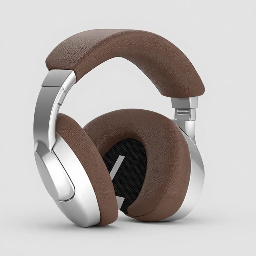 Retro bezprzewodowe słuchawki Bluetooth nauszne stereo z mikrofonem