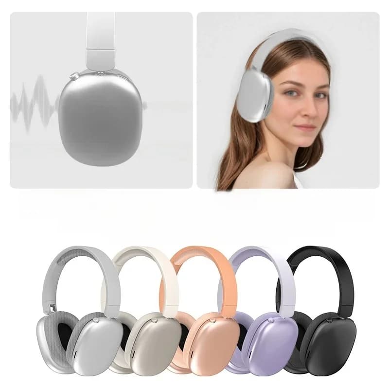 Bezprzewodowe słuchawki Bluetooth z aktywną redukcją szumów i mikrofonem