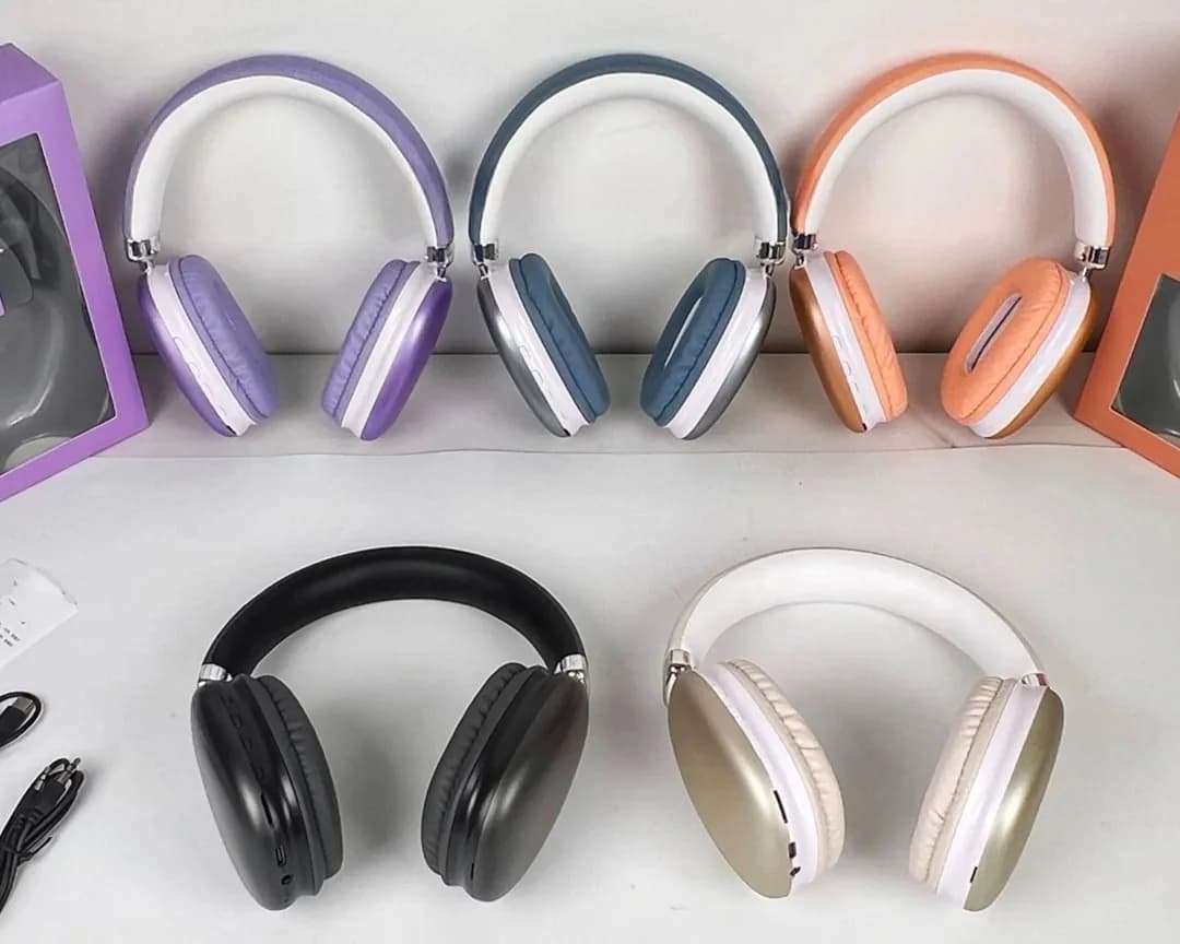 Bezprzewodowe słuchawki nauszne Bluetooth 5.4 z długą pracą