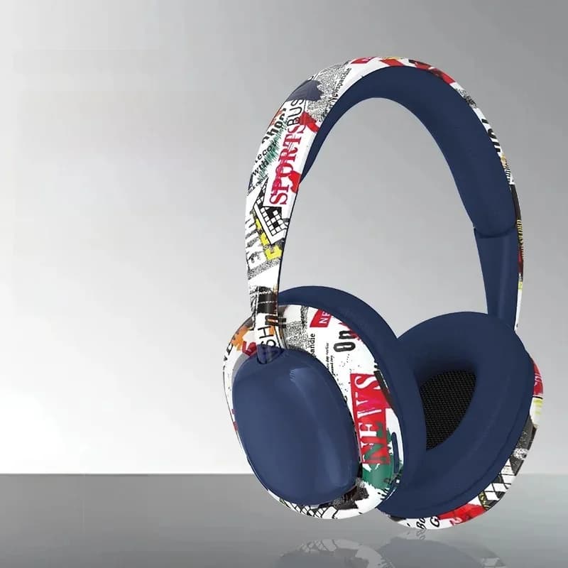 Słuchawki nauszne Bluetooth z głębokim basem i łącznością bezprzewodową