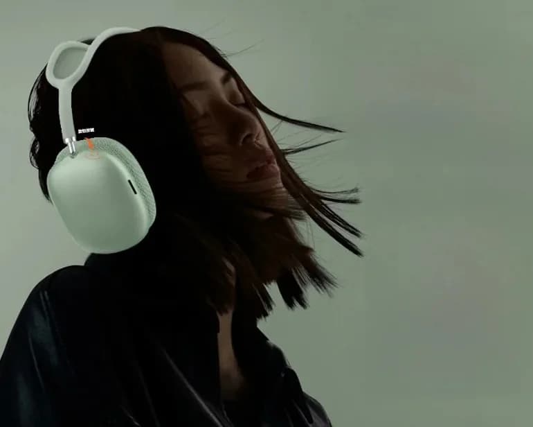 Słuchawki nauszne Bluetooth 5.4 z pokrętłem i radiem FM