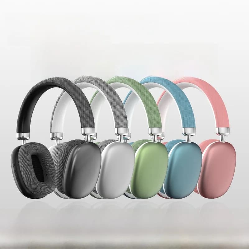 Bezprzewodowe słuchawki nauszne Bluetooth z ładowaniem Type-C
