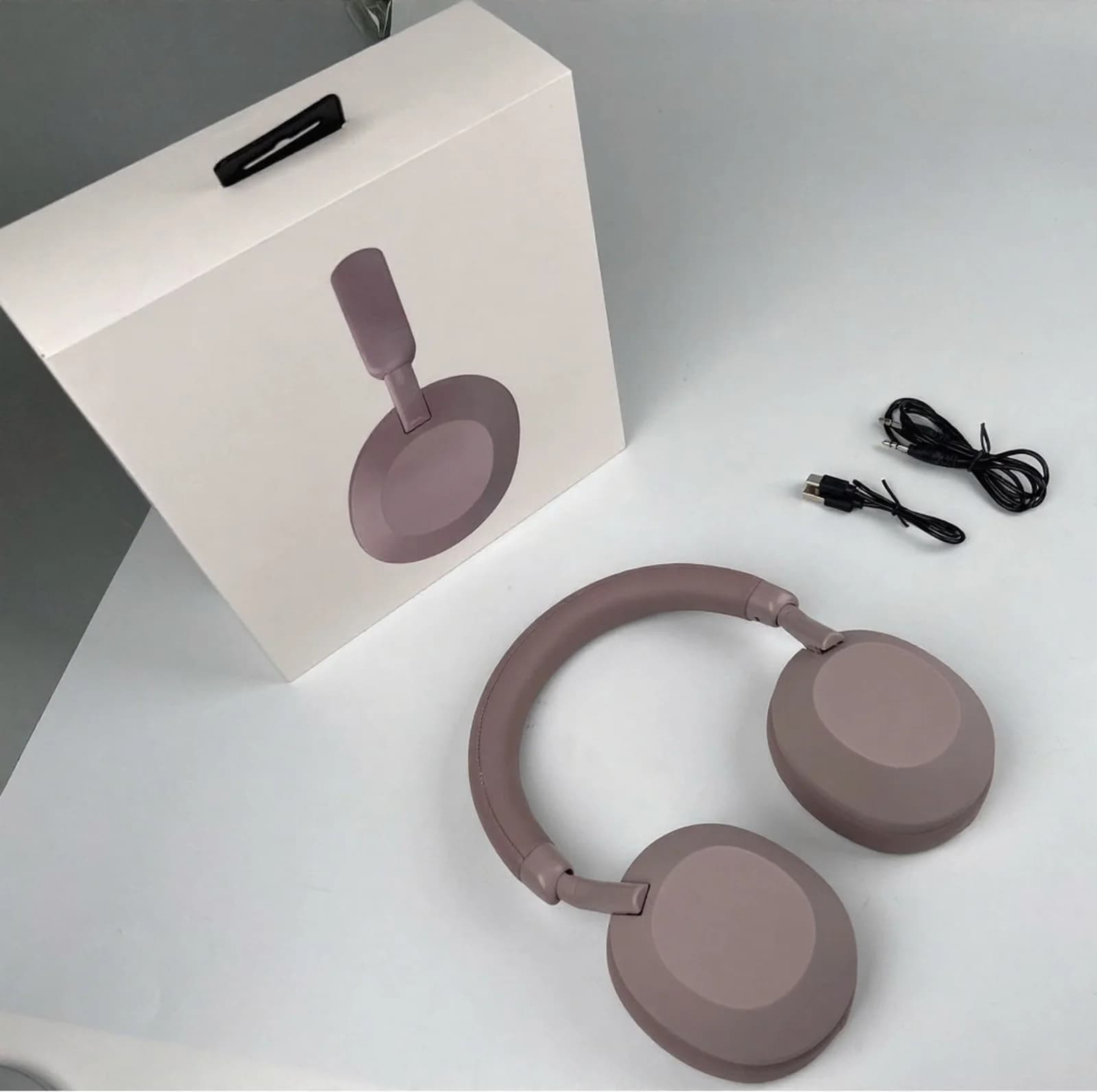 Bezprzewodowe słuchawki nauszne Bluetooth z aktywną redukcją szumów ANC