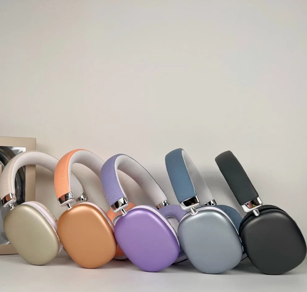 Bezprzewodowe słuchawki nauszne Bluetooth 5.4 z długą pracą