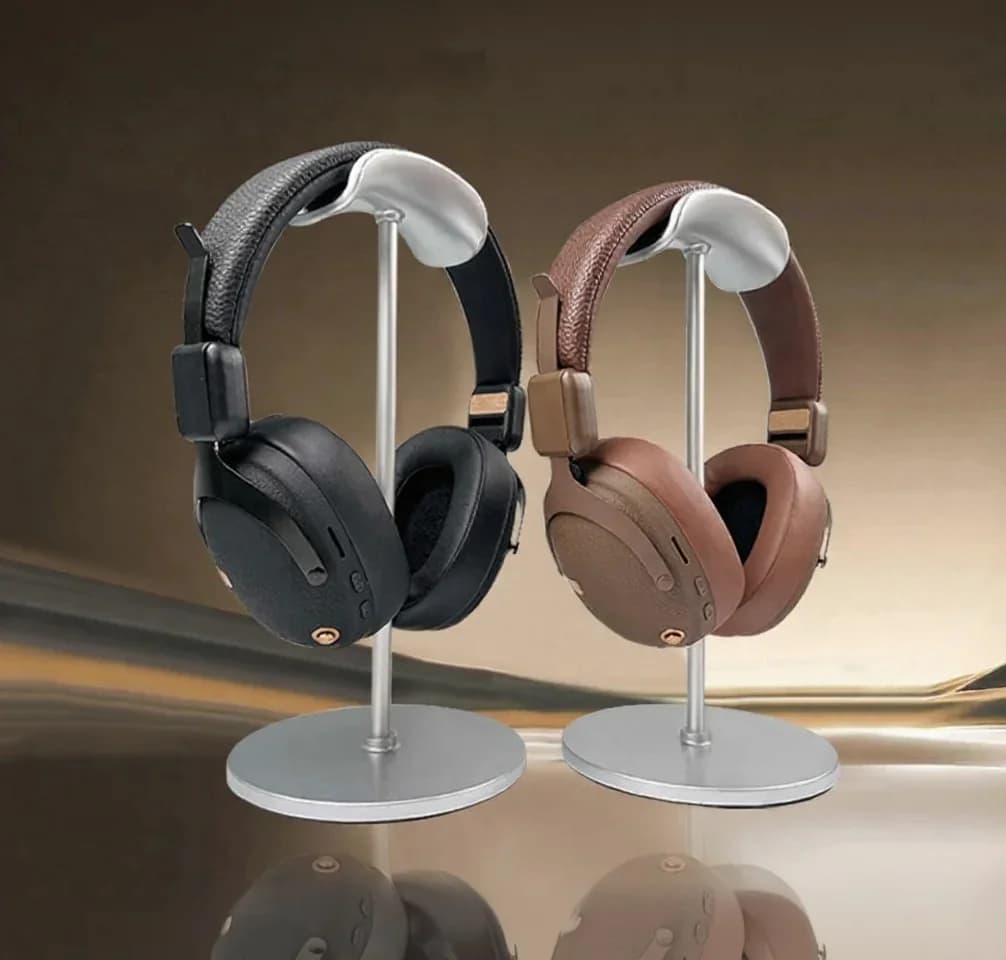 Retro bezprzewodowe słuchawki nauszne z Bluetooth 5.4 i długim czasem pracy