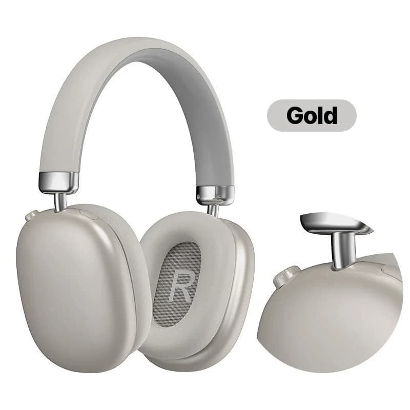 Bezprzewodowe słuchawki nauszne Bluetooth 5.4 długa bateria składane