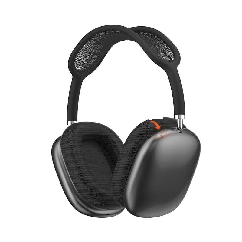 Słuchawki nauszne Bluetooth 5.4 z pokrętłem i radiem FM