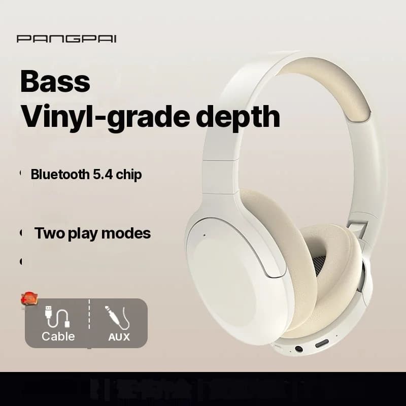 Bezprzewodowe słuchawki nauszne Bluetooth z niskim opóźnieniem i długim czasem pracy