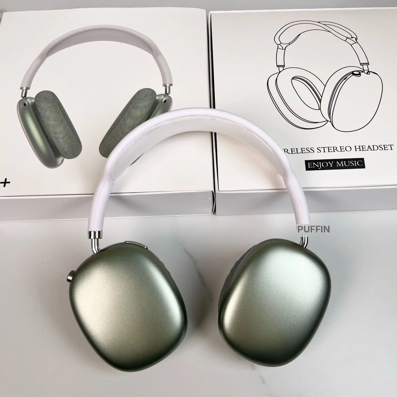 Bezprzewodowe słuchawki Bluetooth z radiem FM i slotem na kartę TF