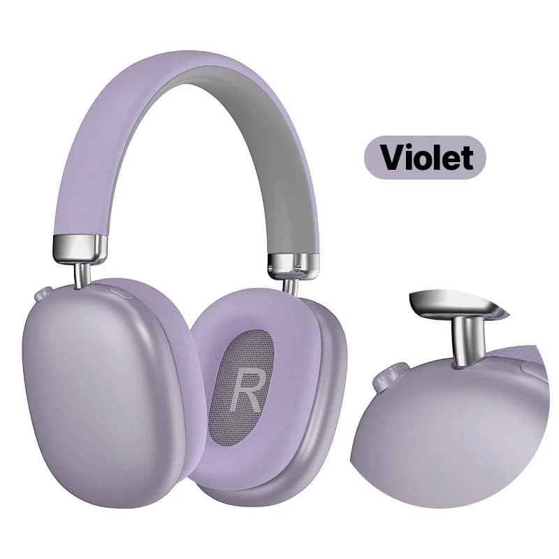 Bezprzewodowe słuchawki nauszne Bluetooth 5.4 długa bateria składane