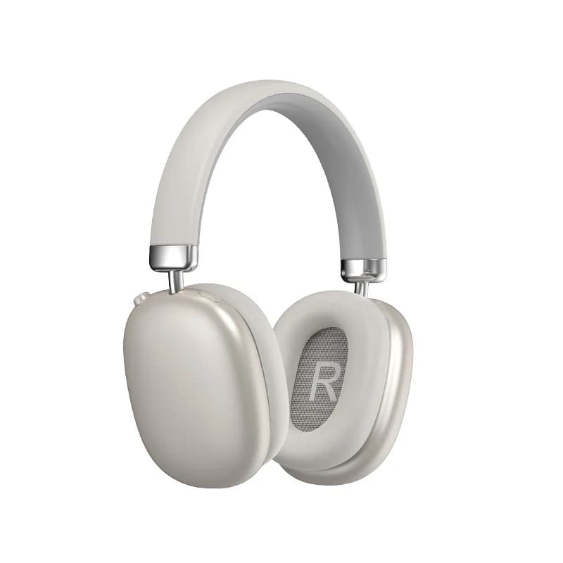 Słuchawki nauszne Bluetooth z pokrętłem, radiem FM i długą pracą