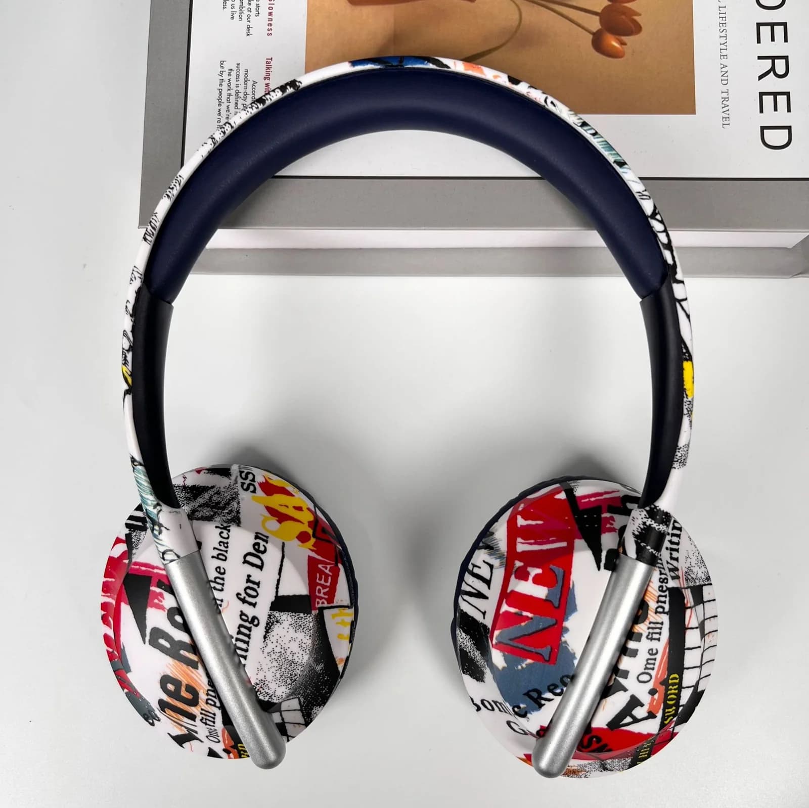 Słuchawki nauszne Bluetooth ze slotem na kartę TF i łącznością bezprzewodową