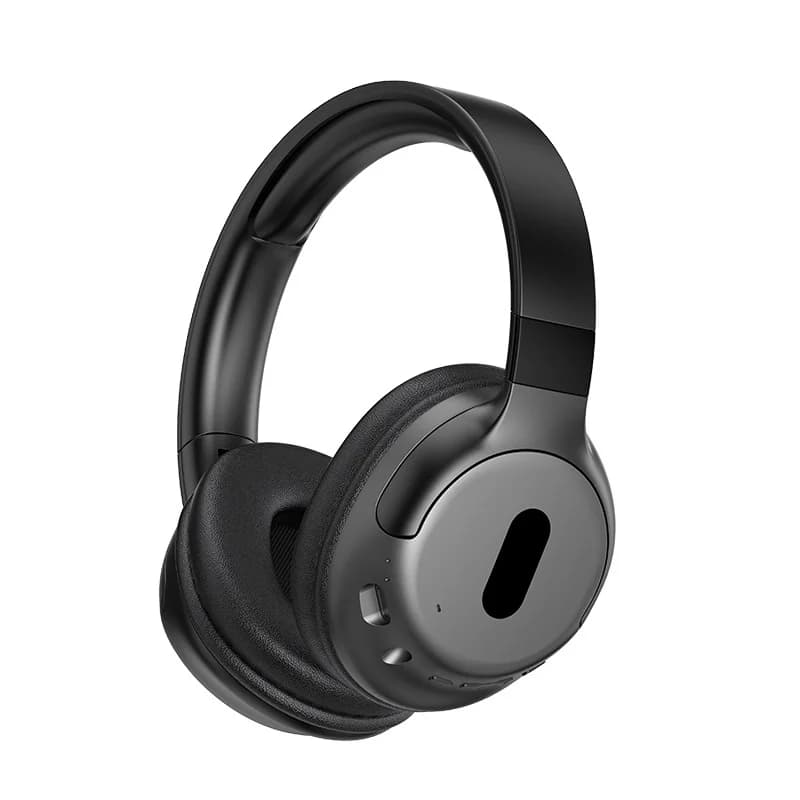 Bezprzewodowe słuchawki nauszne Bluetooth z mikrofonem, lekka konstrukcja