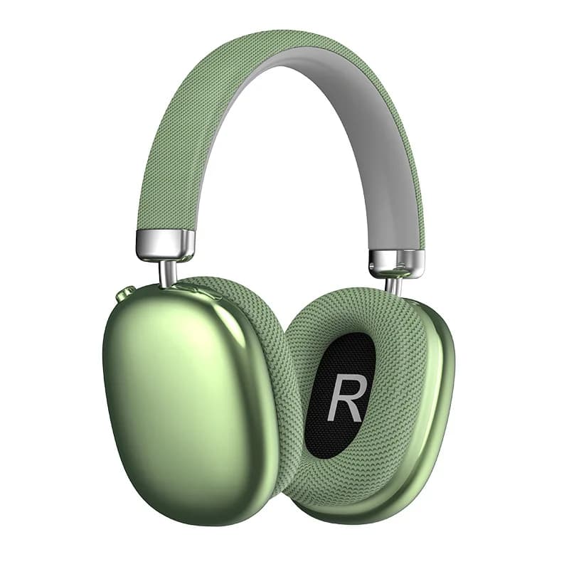 Słuchawki nauszne Bluetooth z pokrętłem, radiem FM i długą pracą