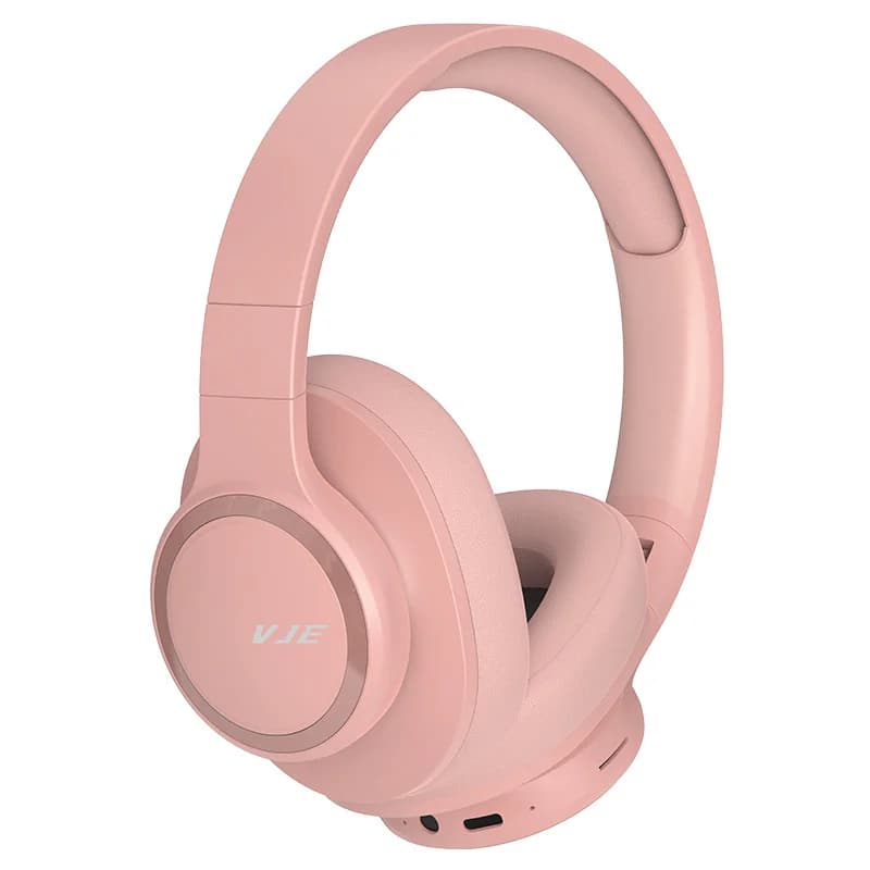 Bezprzewodowe słuchawki nauszne Bluetooth z mikrofonem i głębokim basem